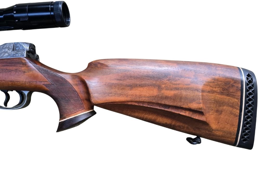 gebr. MAUSER Mod. 66SD mit graviertem System, dt. Stecher, mit SEM montiertes ZEISS Diavari-Z 2,5-10x52ZM Abs. 7A, Zustand: Sehr gut, Kal. 8x64S