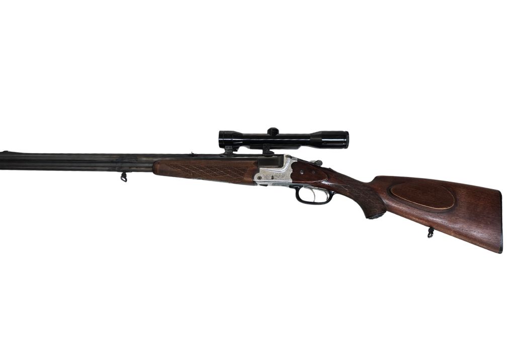 gebr. HEYM Bockbüchsflinte mit SEM montiertem Hensoldt 4x32, Zustand: Gut, Kaliber: 16/70