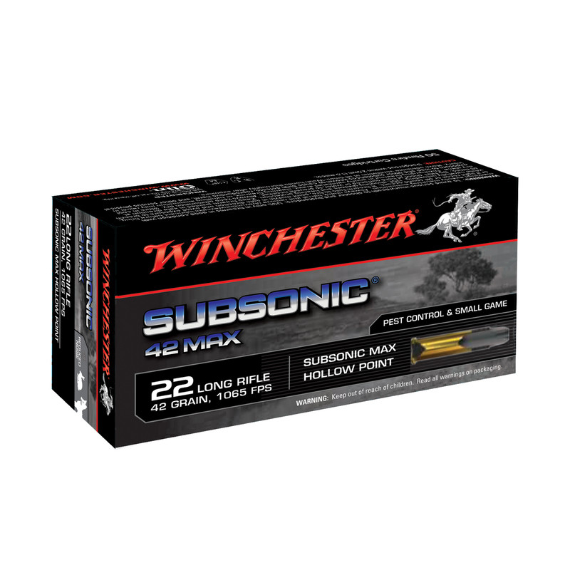 WINCHESTER 22LR Subsonic 42 Max 