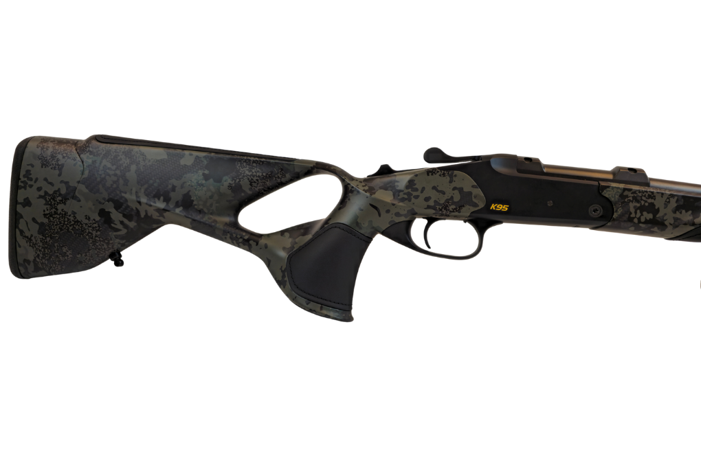 BLASER K95 Ultimate Carbon Camouflage schwarz mit Leder LL42cm .308 Win. 