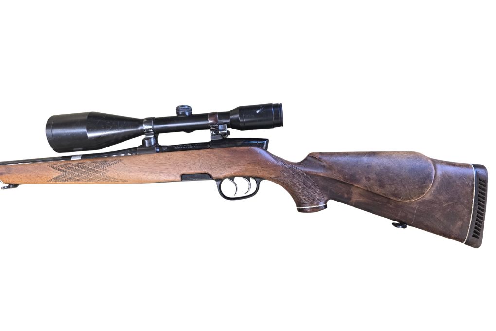 gebr. STEYR Mannlicher Mod. M, mit orig. Steyr SM montiertem KAHLES Helia L 7x56 Abs. 4A, Zustand: Gut