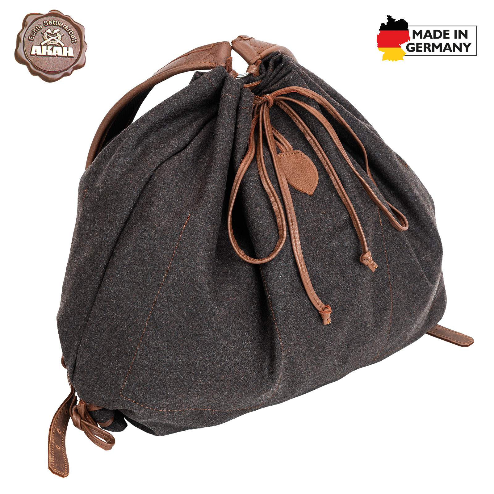 AKAH Gebirgsrucksack Loden/Elch-Leder AKAH Gebirgsrucksack Loden/Elch-Leder