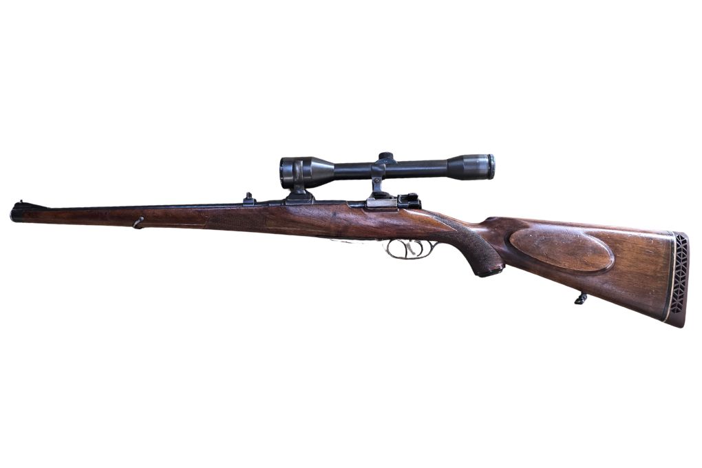 gebr. MAUSER 98 mit SEM montiertes NORIS 6x Abs.1, Zustand: stark gebraucht