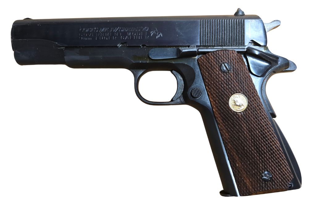 gebr. COLT Government MKIV Serie70, mit Ledertasche, Zustand: Sehr gut