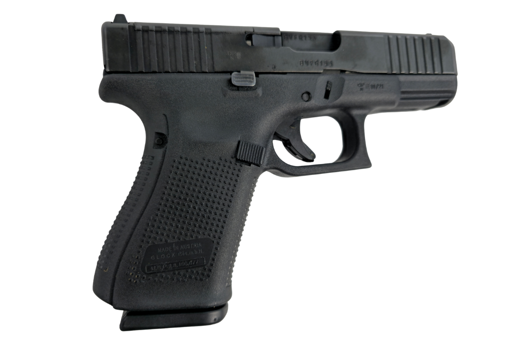 gebr. GLOCK Mod. 19 Gen. 5 MOS im Originalkoffer mit Reservemagazin und orig. MOS-Adapterset, Zustand: Neuwertig, NPR: € 1.020,00