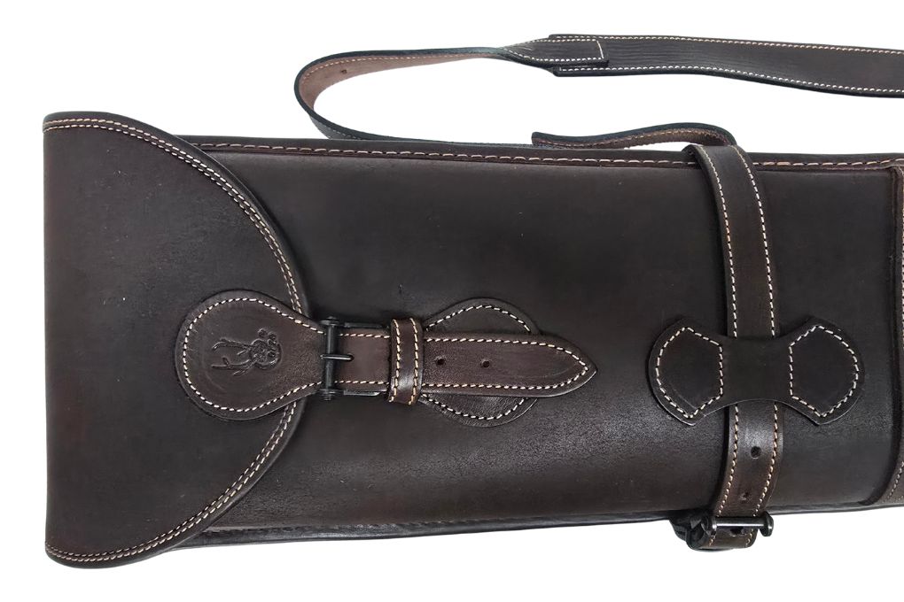 CORZO Flinten Leder Futteral Double 125cm