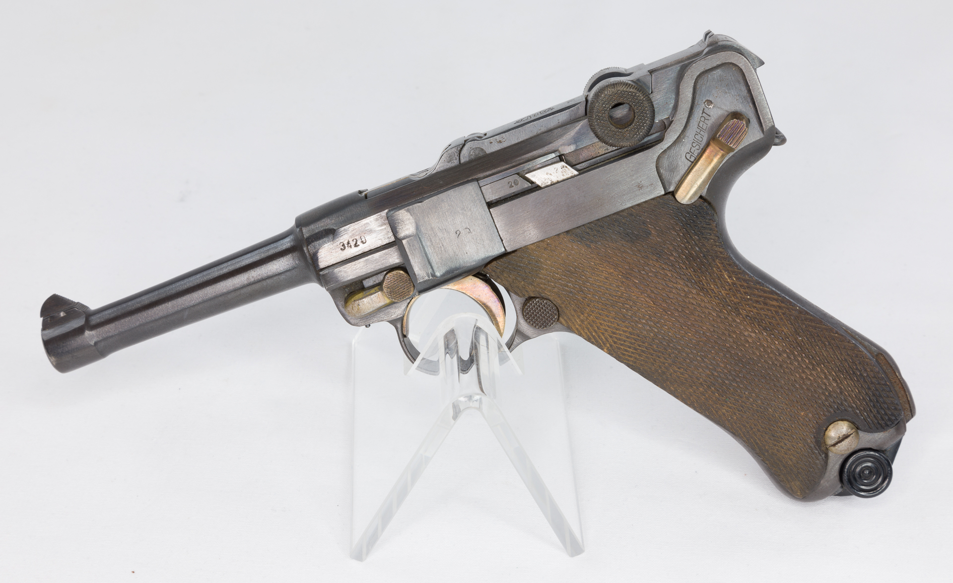 gebr. DWM Pistole Mod. P08
