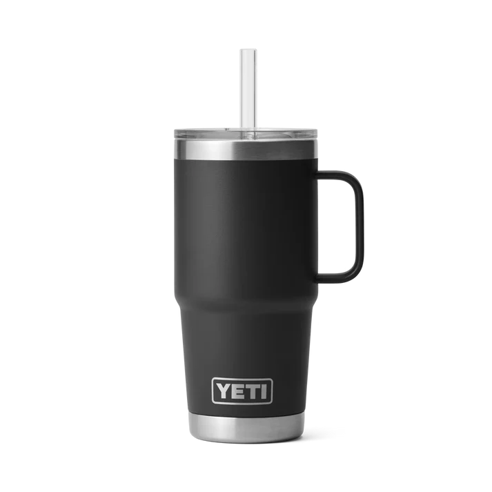YETI Rambler 0,74L Trinkbecher mit Strohhalmdeckel