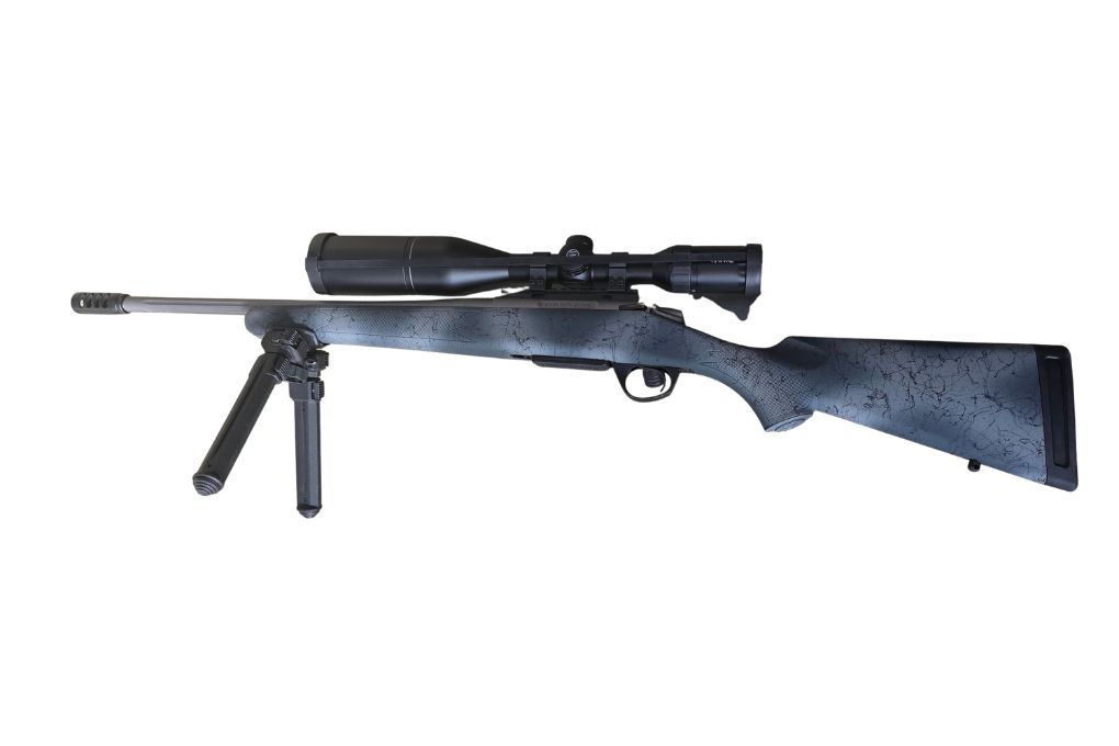 gebr. BERGARA B14 Extreme Hunter mit Fixmontage montieres HAWKE Endurance 3-12x56L Abs. LR-Dot, mit BGW Mündungsbremse und Magpul Zweibein, Zustand: Neuwertig, - NPR: € 2.337,00