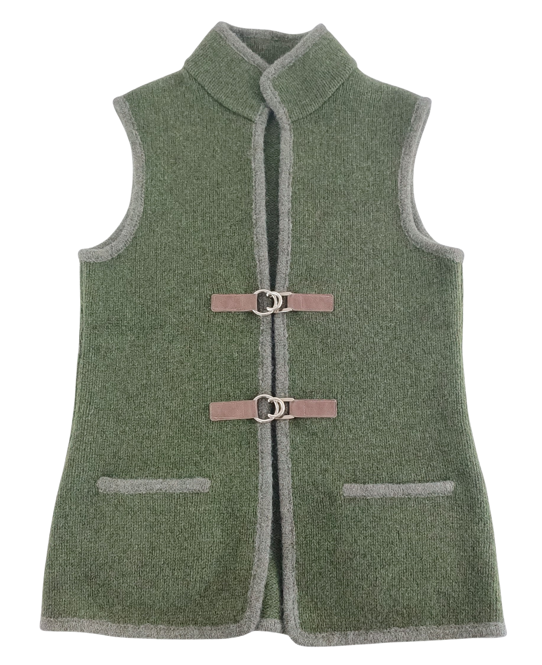 MIRABELL Strickweste mit Stehkragen