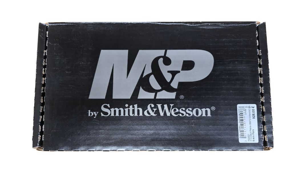 gebr. SMITH & WESSON Mod. M&P 9 Shield mit integrierten Laser in der Originalbox, Zustand: Neuwertig