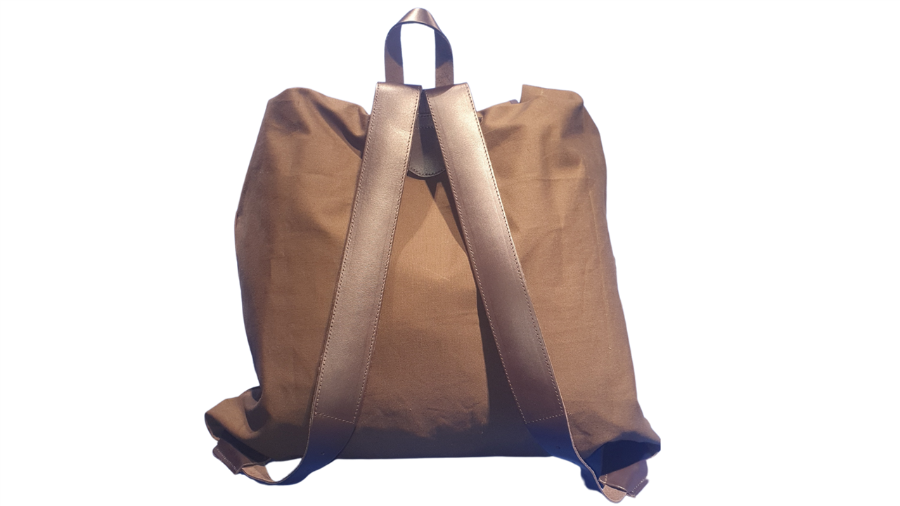 SODIA Rucksack Baumwolle mit zwei Außentaschen