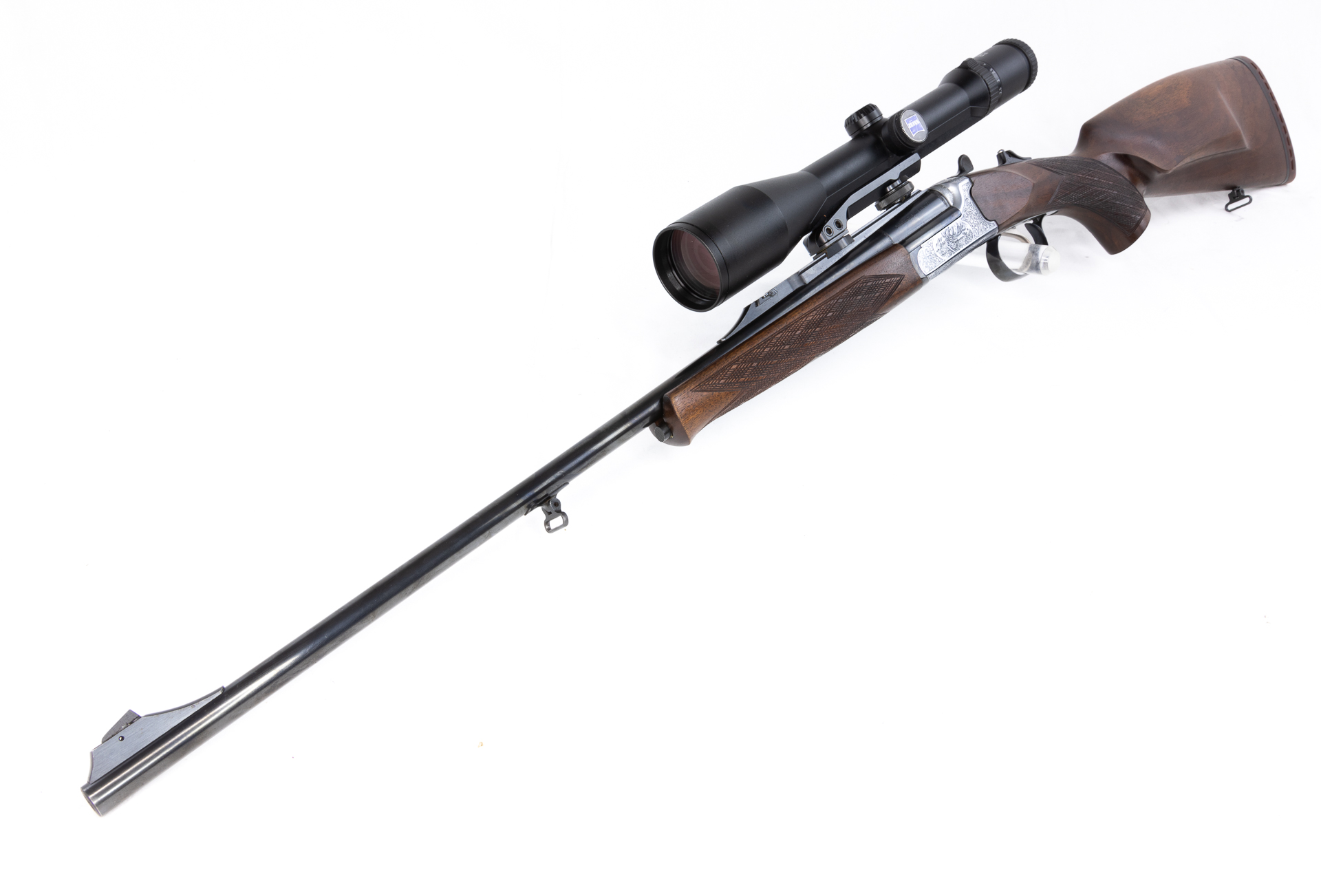 gebr. SABATTI Kipplauf Mod. SLK98 6,5x57R mit montierten ZEISS Diavari ZM 2,5-10x48 Abs. 7 Zustand: Sehr gut gebr. SABATTI Kipplauf Mod. SLK98 6,5x57R mit montierten ZEISS Diavari ZM 2,5-10x48 Abs. 7 Zustand: Sehr gut