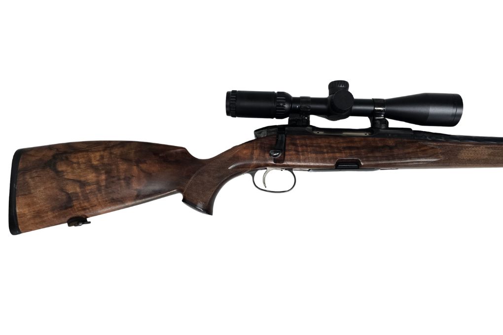 gebr. STEYR Mannlicher SBS 96 mit ausgesuchten Holz, mit orig. SM montiertem AJ 3-9x40L Abs. 4LP, Zustand: Sehr gut