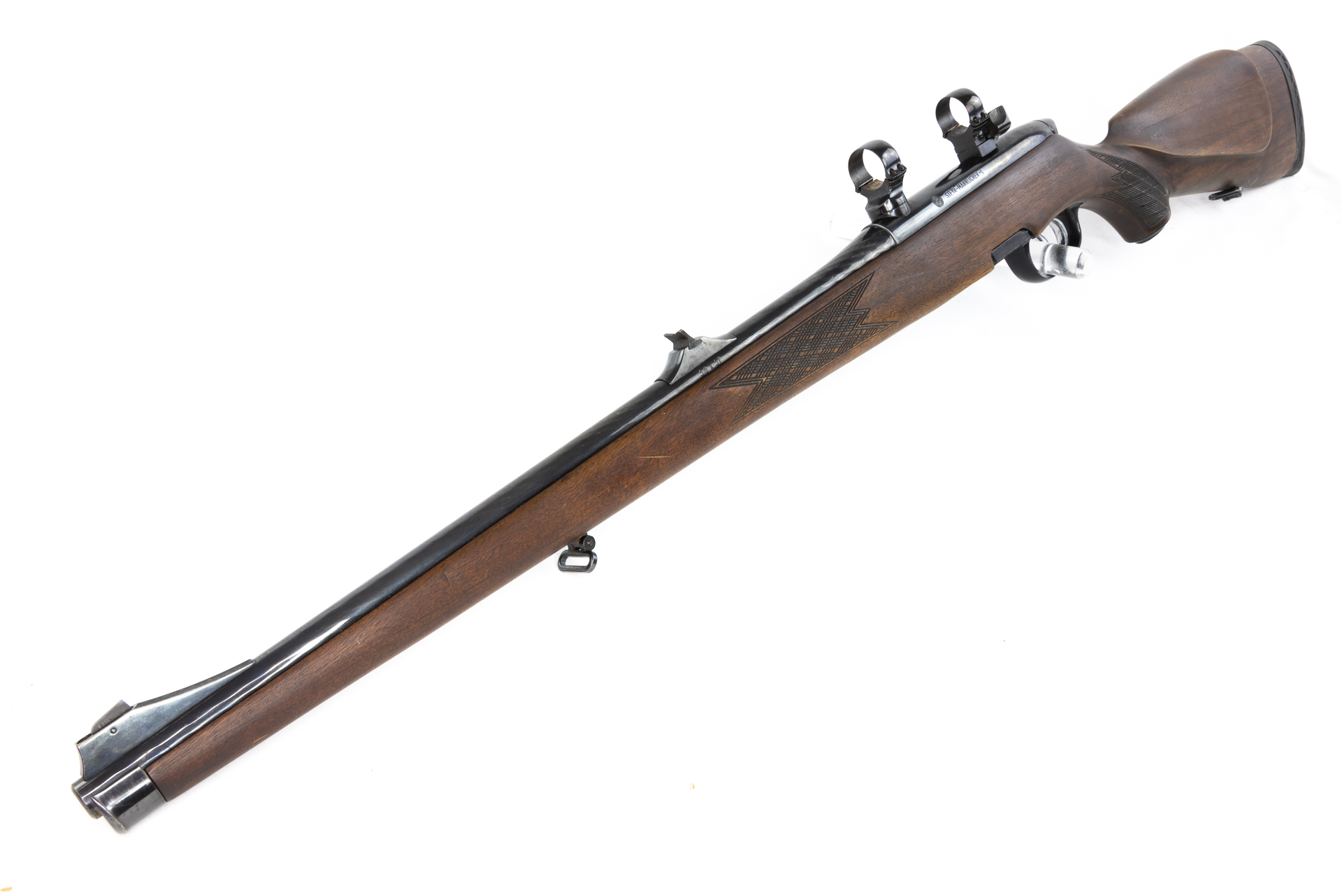 gebr. STEYR Mannlicher Ganzschaft Mod. L mit orig. Steyr Schwenkontage 26mm Zustand: gut