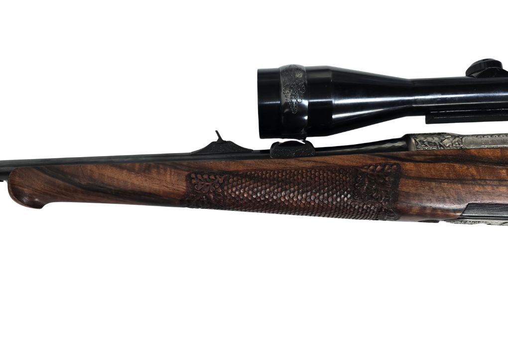 gebr. STEYR Mannlicher Luxus ELEGANCE mit SEM montiertem ZEISS Diavari ZM 2,5-10x56ZM Abs. 4, Zustand: Sehr gut