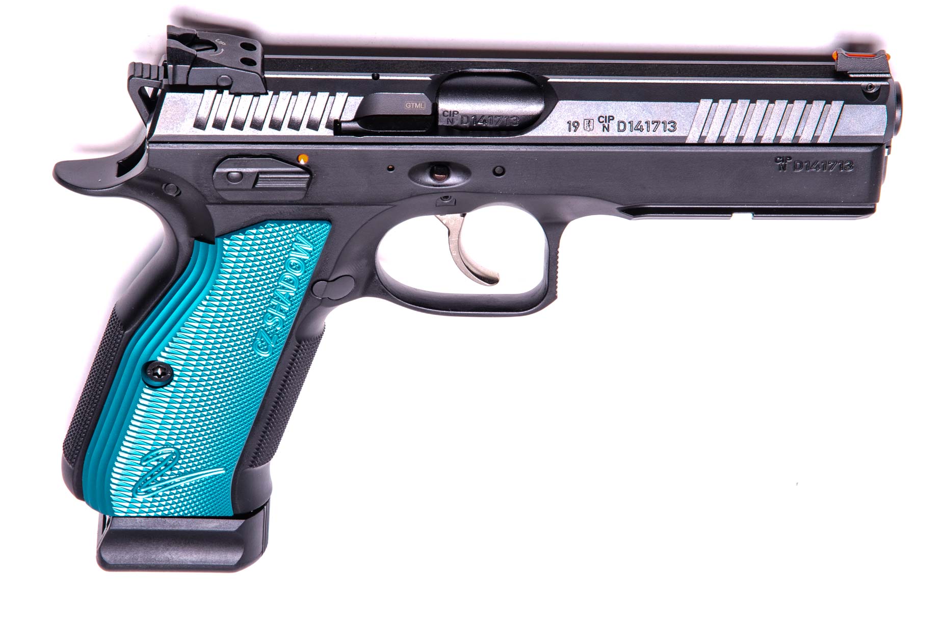 CZ 75 Shadow 2 Blue Grip LL12,0cm 9mm Luger