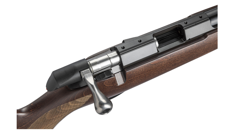 TIKKA T1x Hunter Black Steel 16" Geölter Holzschaft MG 1/2"x28 UNEF .22lfB