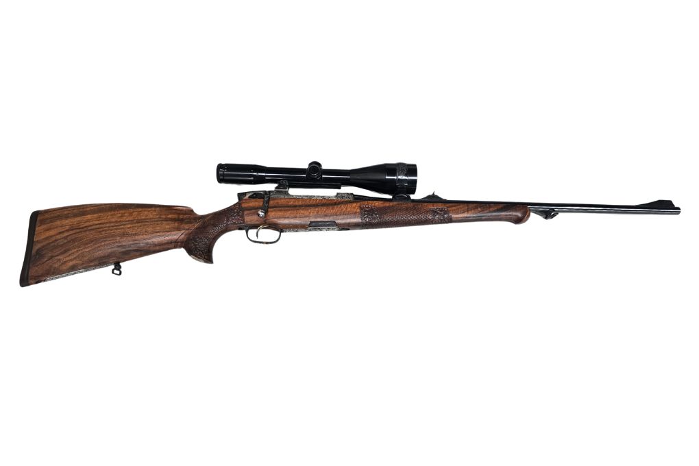 gebr. STEYR Mannlicher Luxus ELEGANCE mit SEM montiertem ZEISS Diavari ZM 2,5-10x56ZM Abs. 4, Zustand: Sehr gut