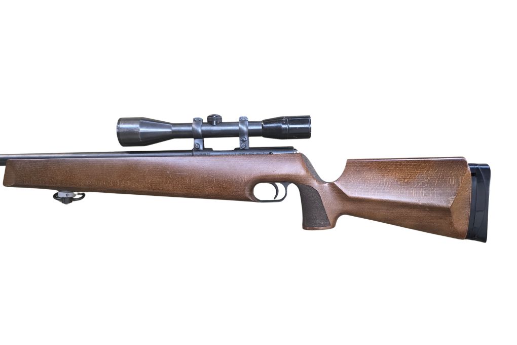 gebr. ANSCHÜTZ KK-Match mit Fixmontage montiertes KAHLES Helia 6x42S2 Abs. 6, Zustand: Gut