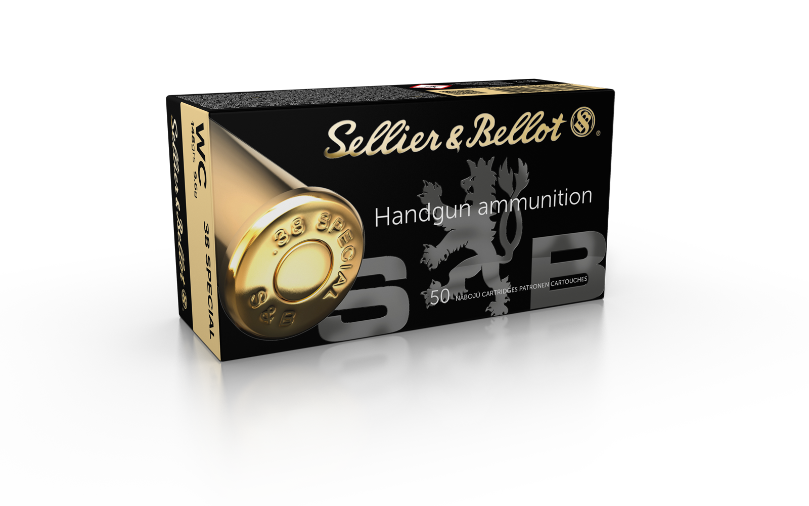 S&B .38 Special Wad Cutter 9,6g/148gr S&B .38 Special Wad Cutter 9,6g/148gr