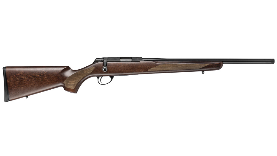 TIKKA T1x Hunter Black Steel 16" Geölter Holzschaft MG 1/2"x28 UNEF .22lfB